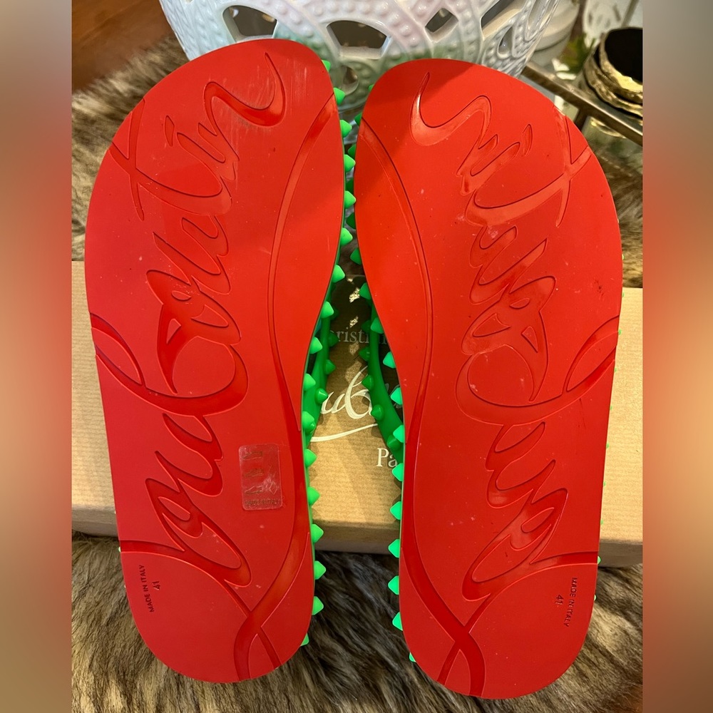 NIB SUPER LOUBI FLIP FLAT SANDALS🔥🔥 - Picture 3 of 4